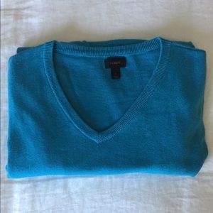 J.Crew cotton V-neck sweater